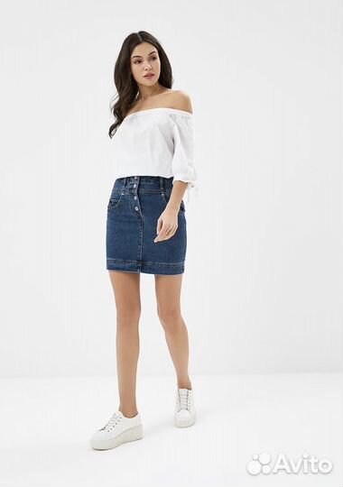 Юбка джинсовая