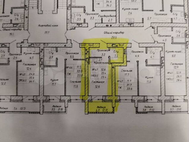 Квартира-студия, 23,4 м², 5/11 эт.