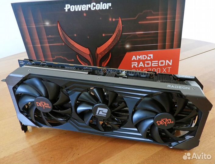 Видеокарта RX 6700 XT PowerColor Red Devil