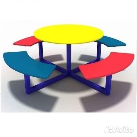 1502 Стол со скамьями