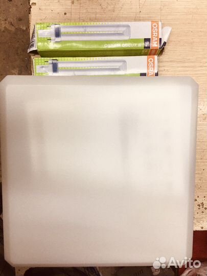 Светильник пылевлагозащищенный К200/109+ 2 лампы