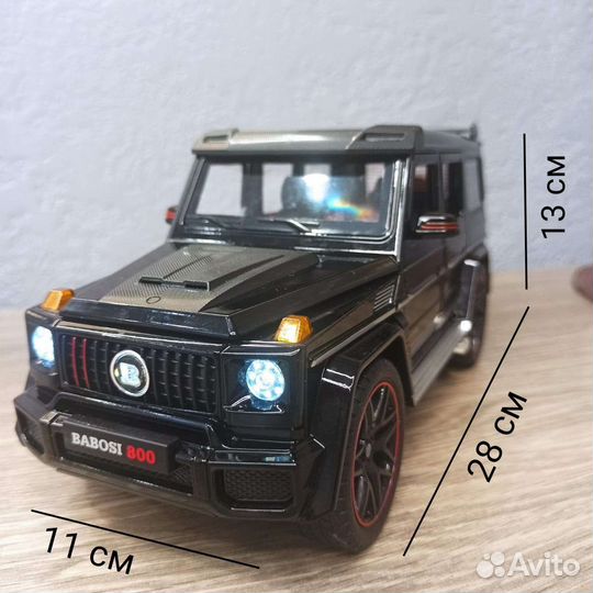 Инерционная машинка с дымом Mersedes Brabus