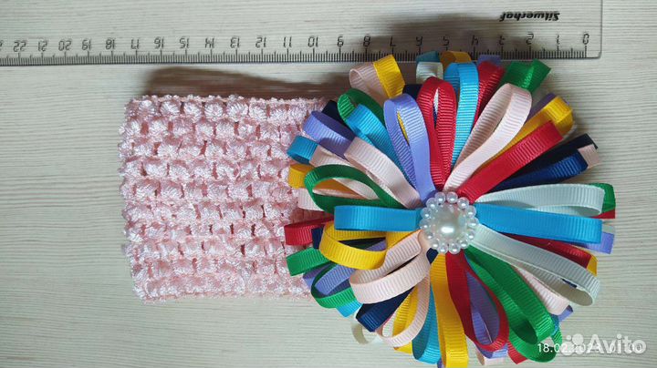 Резиночки для волос ручной работы