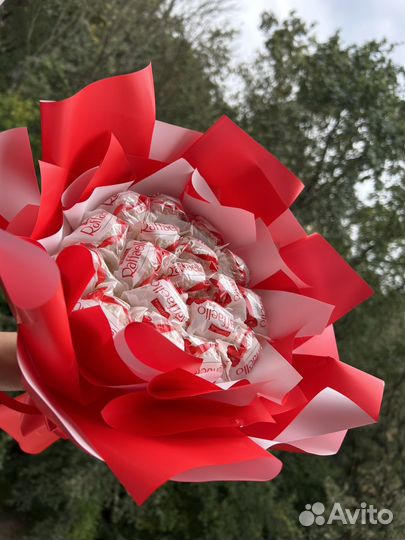 Букет из конфет рафаэлло/ мужские букеты