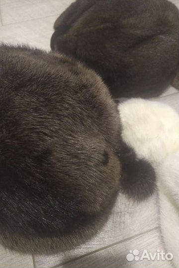 Женские норковые шапки размер 57-58