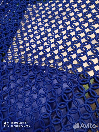 Кружевное полотно. Шитьё. Хлопок, вискоза