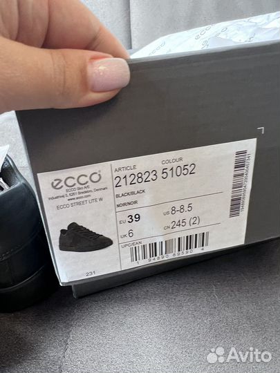 Кеды Ecco gortex женские 39 р-р