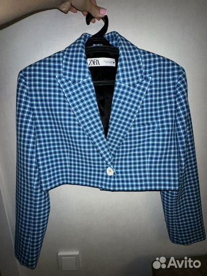 Укороченный жакет zara