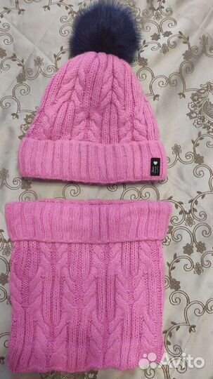 Зимняя шапка и снуд