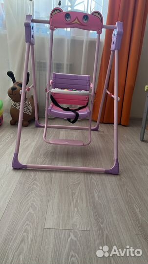 Детские электронные качели бу
