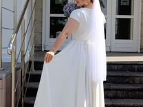 Свадебное платье 46-48 б/у