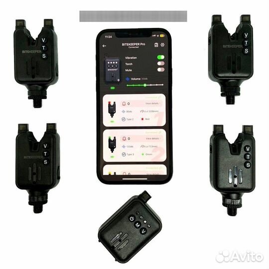 Набор сигнализаторов Rippton BiteKeeper Pro 4+1