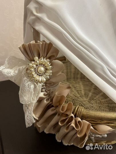 Сундук для денег, свадебная корзинка