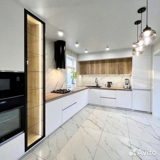 Современная кухня на заказ мдф фасады