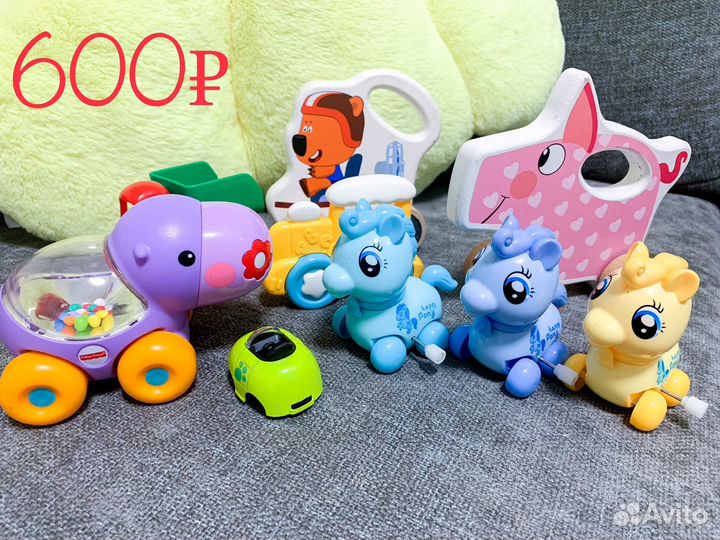 Музыкальные, мягкие игрушки, погоемушки пакетом