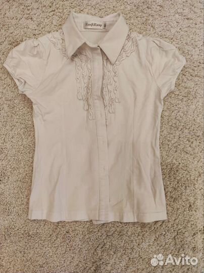 Блузка, поло для девочки