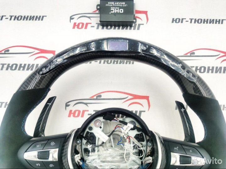 Руль M-Performance карбон + алькантара с дисплеем