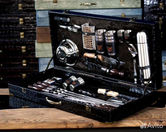 Подарочный набор для барбекю в футляре