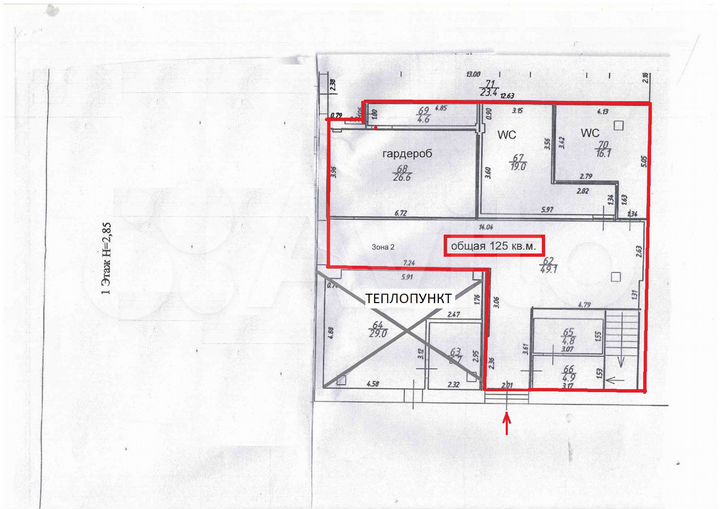 Свободного назначения, 750 м²