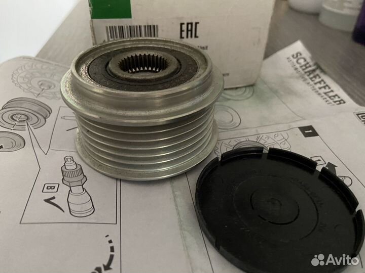 Шкив генератора Hyundai Solaris Kia Rio 1.6