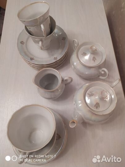 Чайный сервиз фарфор винтаж СССР