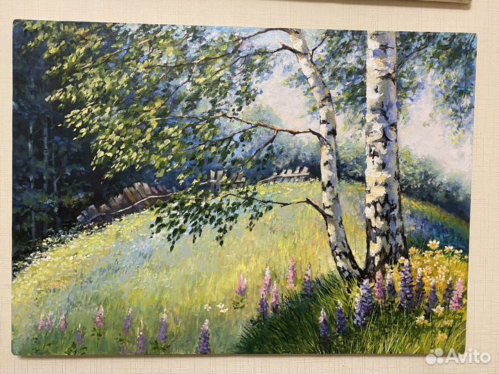 Картина холст/масло, 70*50