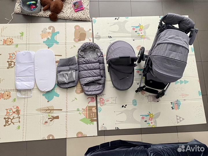 Коляска 2 в 1 baby design husky