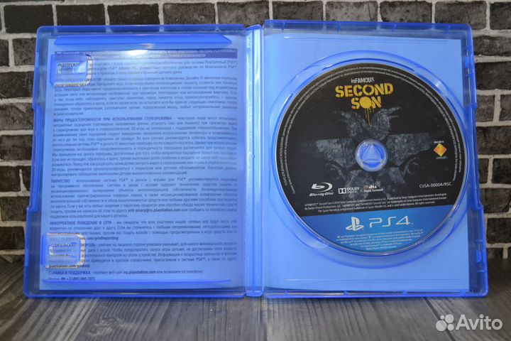 Infamous: Second Son Второй Сын диск PS4