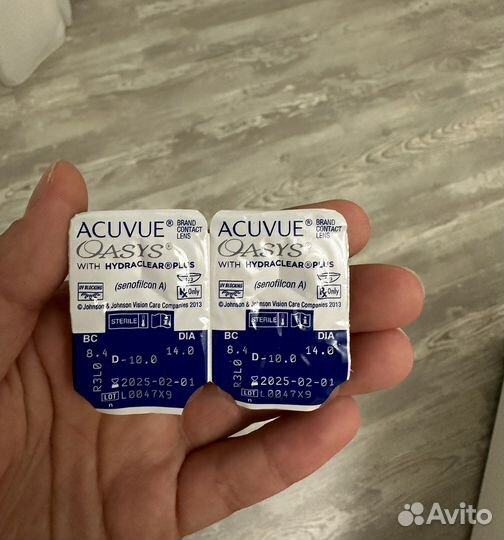 Линзы acuvue oasys