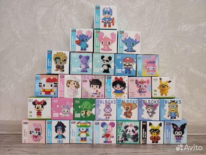 3D конструктор из миниблоков