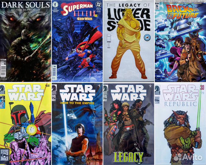 Комиксы на английском разных издательств