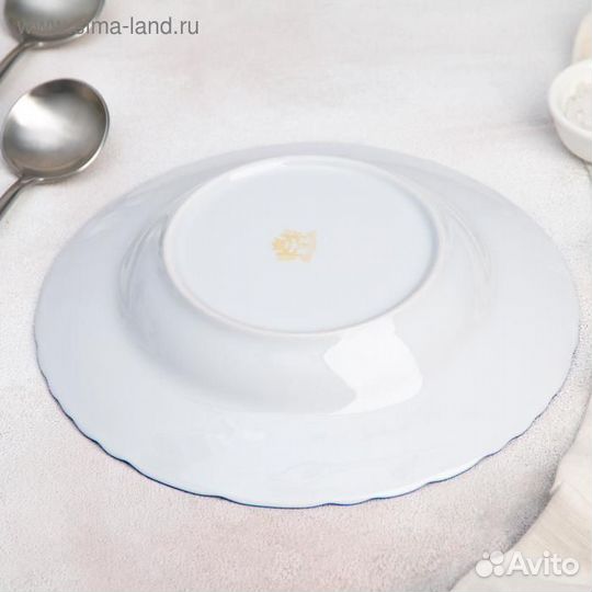 Тарелка глубокая «Рококо. Гуси», 250 мл, d22,5 см