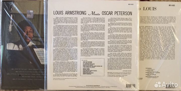 Ella & Louis/Peterson 4lp Acoustic Sounds APP