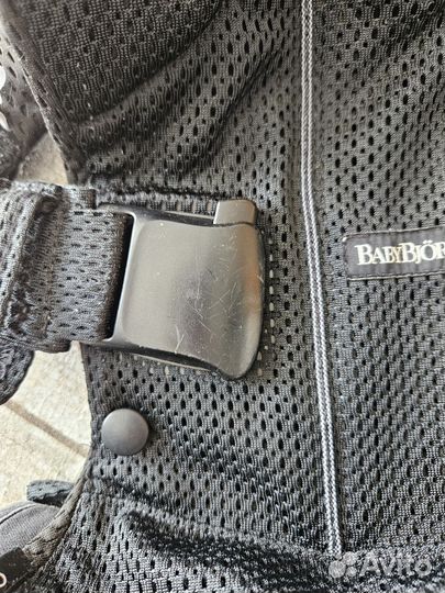 Рюкзак кенгуру BabyBjorn One Air 3D Mesh чёрный