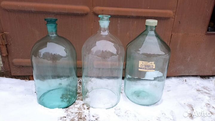 Бутыль стеклянная 20 литров