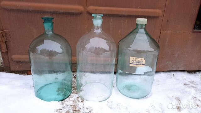 Бутыль стеклянная 20 литров