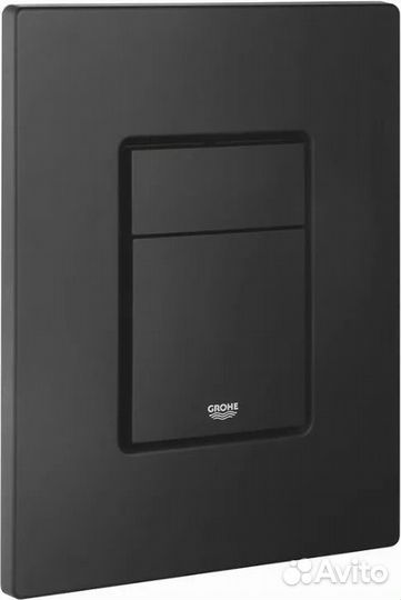 Инсталляция Grohe с черной кнопкой