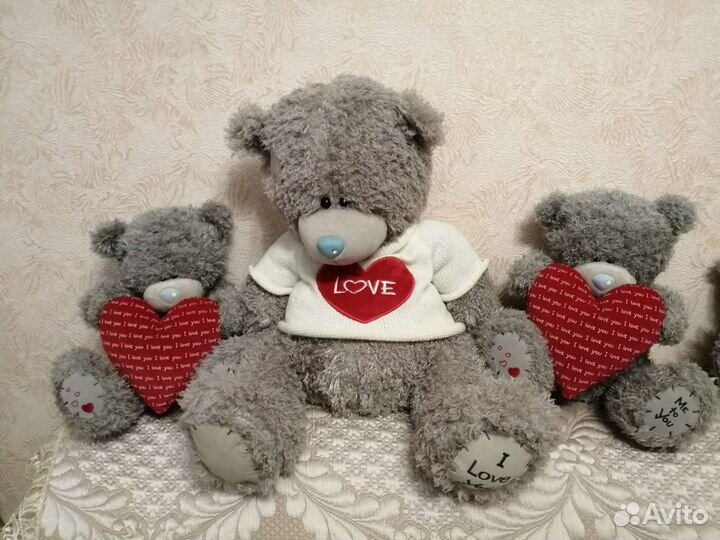 Новые медведи Ме to you (разный размер)