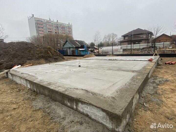 Строительство фундаментов. Бетонные перекрытия