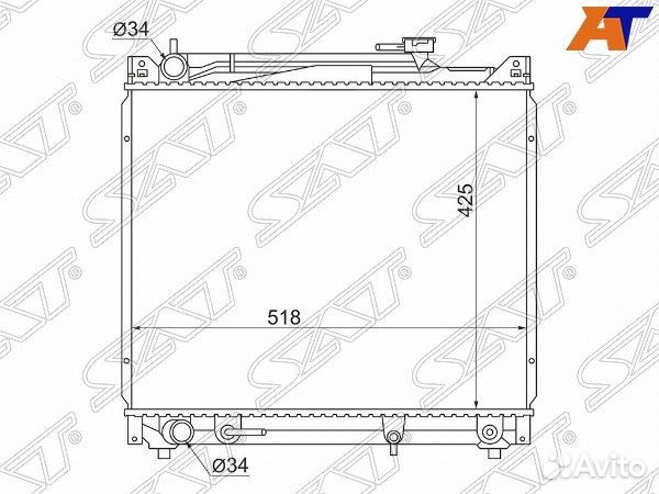 Радиатор suzuki grand vitara