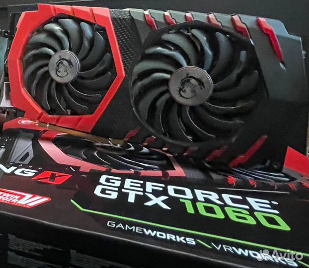 Видеокарта nvidia geforce gtx 1060 3гб msi gaming