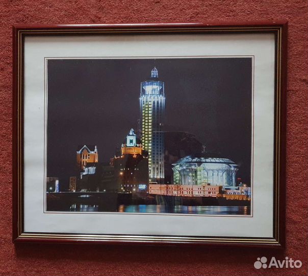 Стильные картины/постеры с видами Москвы (3 штуки)