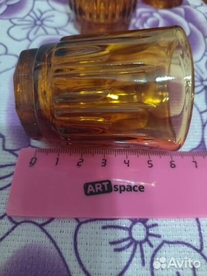 Стопки цветное стекло СССР