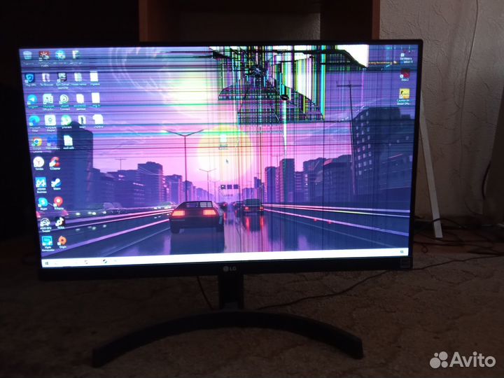 Монитор LG под ремонт или запчасти