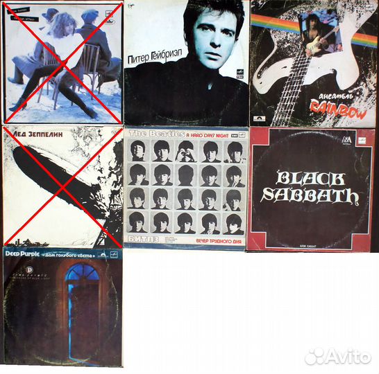 Виниловые пластинки от 200