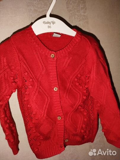 Теплые вещи для девочки 80