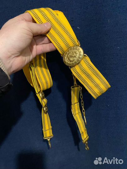 Ремень офицерский парадный вмф с подвесками