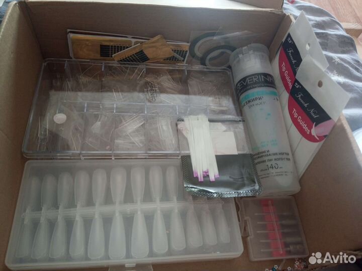 Набор для наращивания ногтей бу