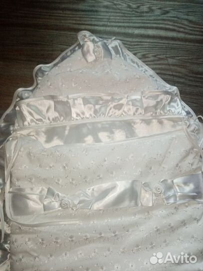 Летний конверт на выписку и в коляску