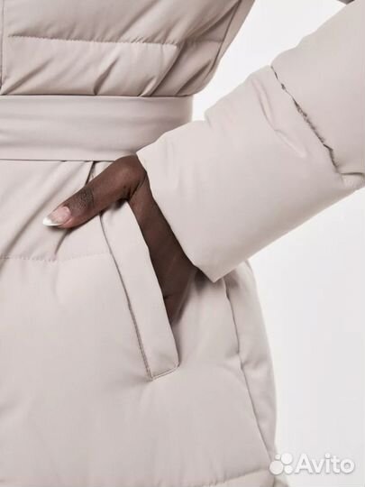 Пуховик зимний длинный M (44-46) новый